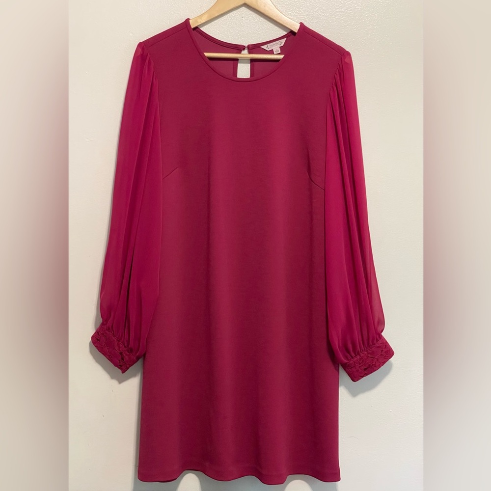 Nanette fuchsia dress